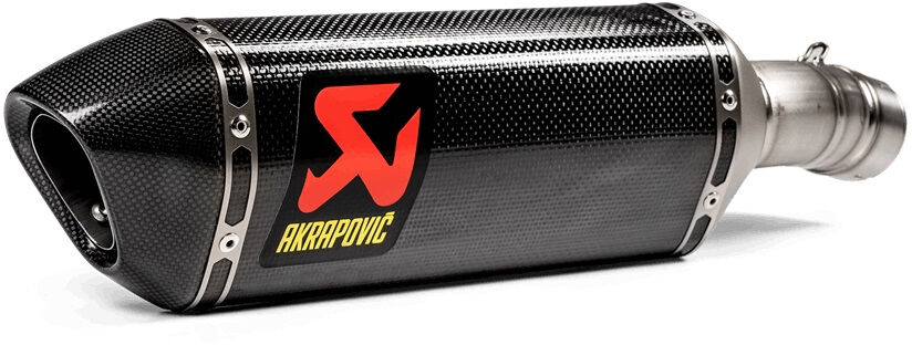 Akrapovic Silenciador trasero de carbono de línea deslizante  - Negro Carbono