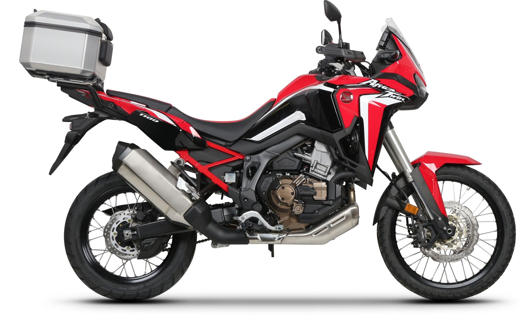 SHAD TOP MASTER HONDA CRF 1100L AFRICA TWIN Conexión en mayúsculas - Negro (65 cm)