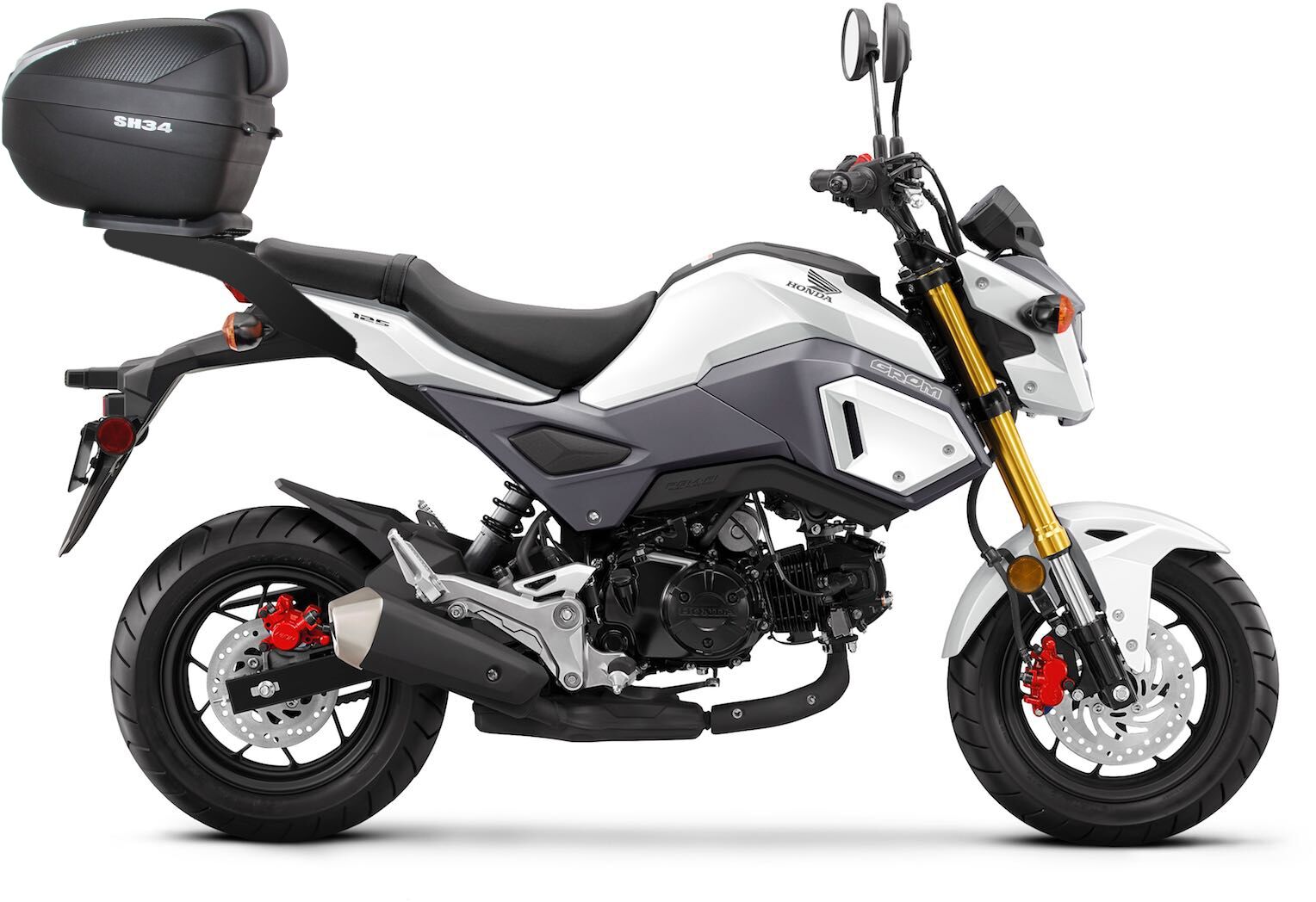 SHAD TOP MASTER HONDA MSX 125 Conexión en mayúsculas - Negro