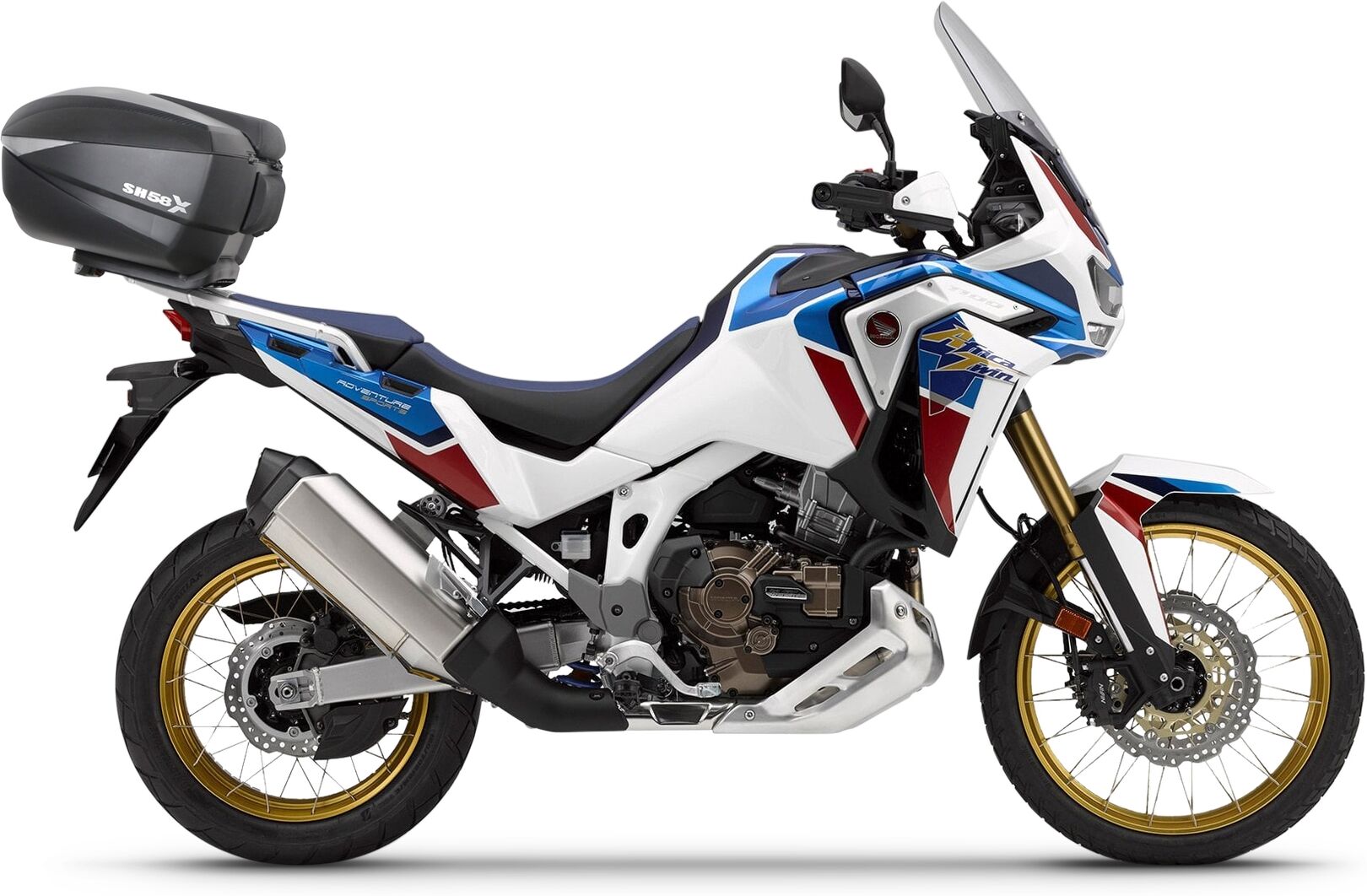 SHAD TOP MASTER AFRICA TWIN CRF 1100L ADVENTURE SPORT Conexión en mayúsculas - Negro