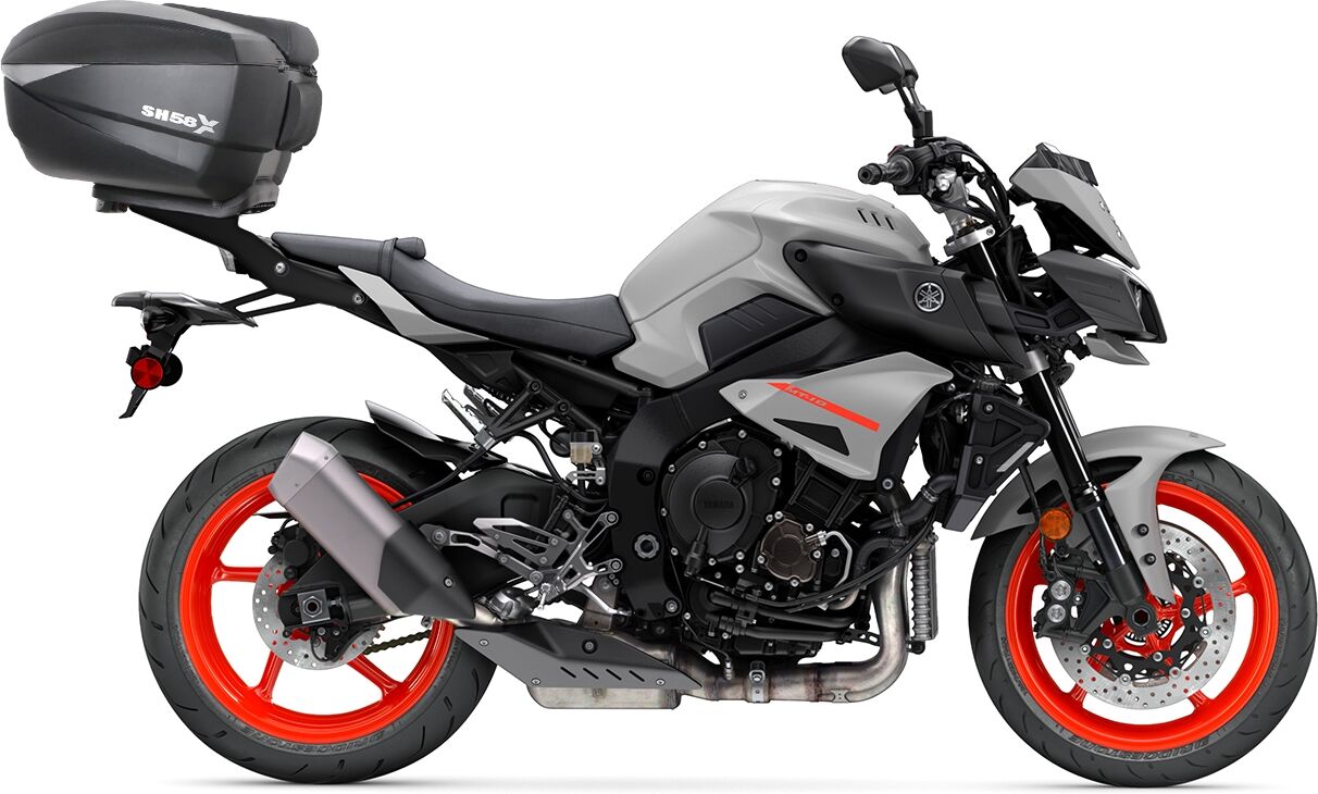 SHAD TOP MASTER YAMAHA MT 10 Conexión en mayúsculas - Negro (65 cm)