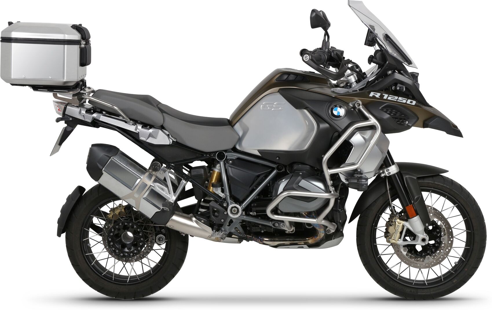 SHAD TOP MASTER BMW R1200/1250GS ADVENTURE Conexión en mayúsculas - Negro