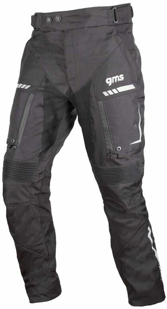 gms Track Light Pantalones textiles para motocicleta - Negro