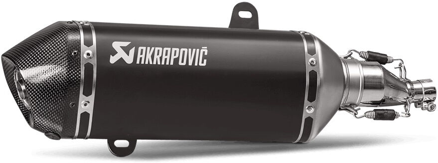 Akrapovic Slip-On Line Titanio Silenciador trasero - Negro Gris