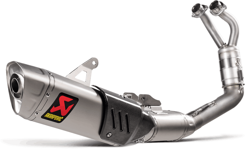 Akrapovic Slip-On Racing Line Titanio Sistema de escape - Plata