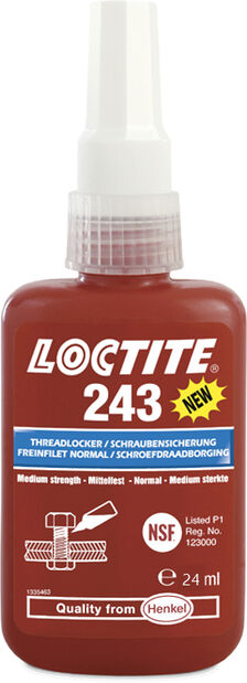 LOCTITE Freno neto medio 243 - botella 24ml -