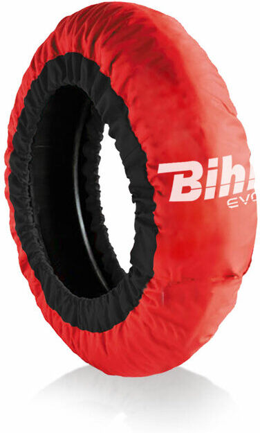 Bihr Home Track EVO2 Calentador de neumáticos autorregulado Rojo Neumático delantero 120 / trasero 180-200mm rojo -