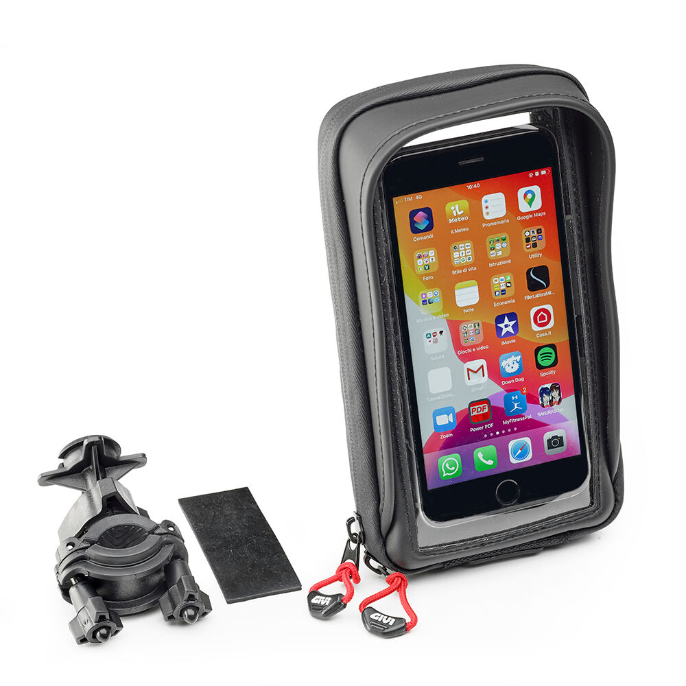 GIVI Funda para smartphone , compatible con scooter, moto y bicicleta - transparent