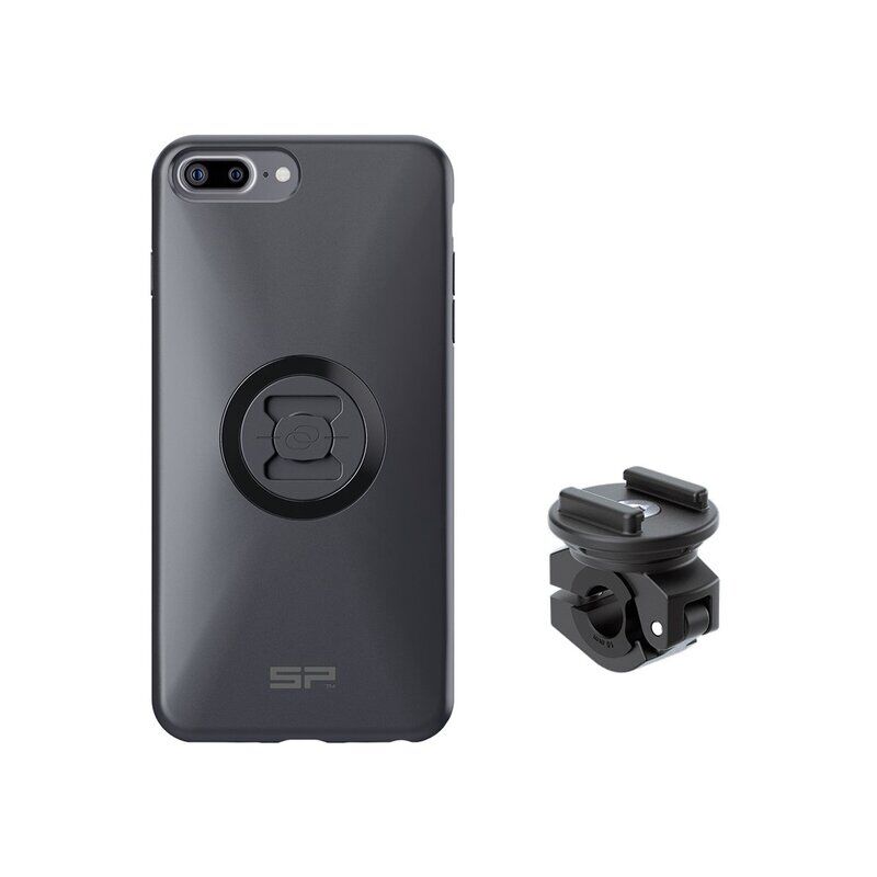 SP Connect Pack completo Moto Bundle montado en el espejo retrovisor - iPhone 8 Plus -