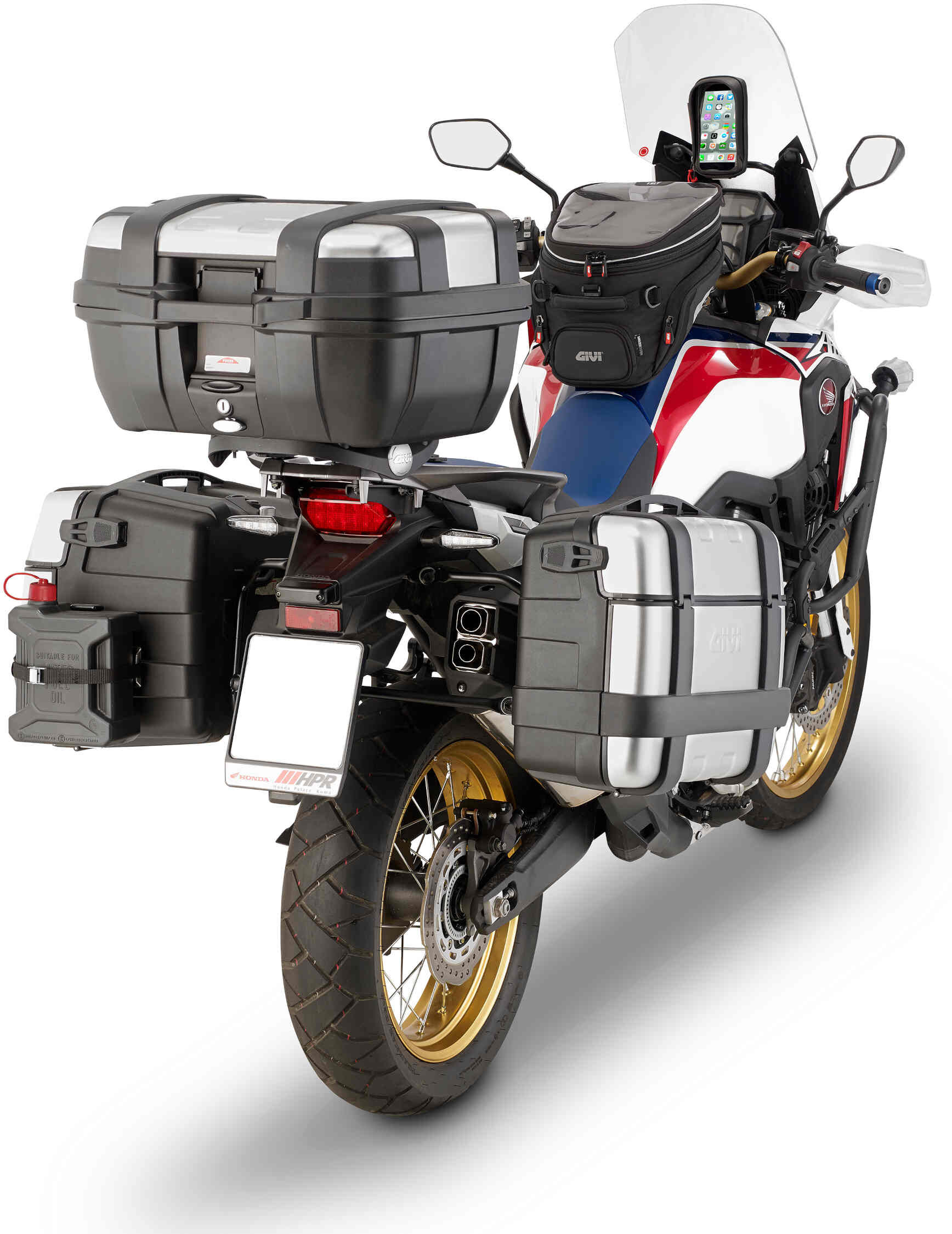 GIVI Portavanas laterales  desmontables para funda monoclava para Honda CRF1000L Africa Twin (16-17) -