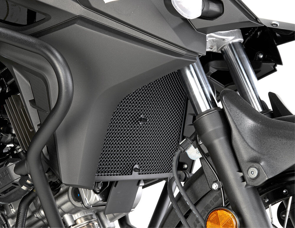 GIVI Protección para radiadores de agua y aceite fabricados en acero inoxidable negro para Suzuki DL 650 V-Strom (17-21) -