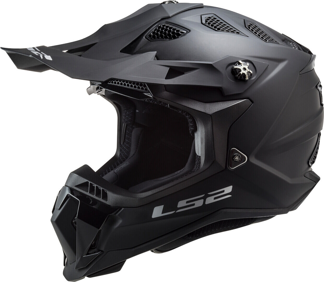 LS2 MX700 Subverter Evo II Solid Casco de motocross - Negro