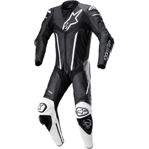 Nahkapuku Alpinestars Fusion Musta-Valkoinen