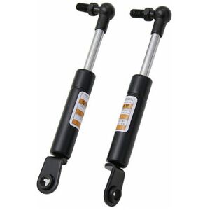 Amortisseurs De Moto Siege Strut Lift Supports Seat Adjuster Shock Lift Bar Support De Remplacement Pour Yamaha Tmax T-Max 500 530 2008-2018, Noir + Argent - Publicité