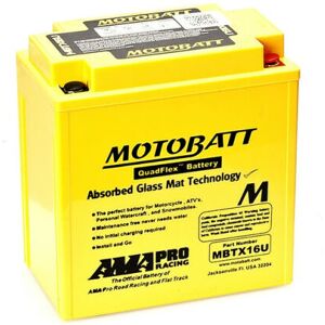 - Batterie QuadFlex agm  12V 19ah 250A YTX16-BS YTX20CH-BS