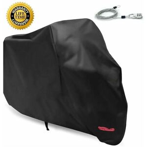 Odipie - Housses de moto Garage moto, bâche moto, garage pliable moto, bâche moto bâche, housse de protection scooter extérieur et intérieur pour Harley-Davidson, Honda, Suzuki (noir, xl (245x105x125 cm)) - Publicité