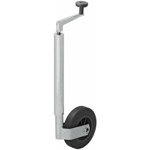 Mobilibrico - Roue Jockey 35mm Jante Plastique Avec Pneu Caoutchouc 160x40mm - Publicité