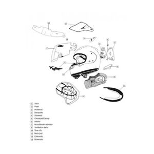 Arai Kit ventilation latéral casque intégral Aluminium Silver - Publicité