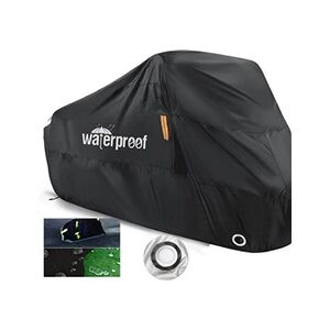 GENERIQUE Housse Protection pour Moto Noir 255x105x125cm Polyester 210T - Publicité