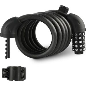 Cable Antivol V¿¿Lo 150cm X 12mm Avec 5 Chiffres Code Intelligente, Cadenas De V¿¿Lo Long Pour V¿¿Lo, Scooter, Moto, Portail V¿¿Lo - Publicité