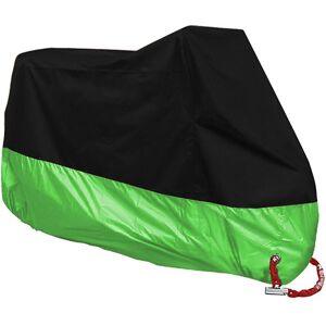 2xl-2101-2200mm - Chubasquero Impermeable Para Motocicleta, Protector Uv Para Triulrh Buell, Aprilia Sr 50 Rs 125 Benelli Trk 502, 125 - Vert - Publicité