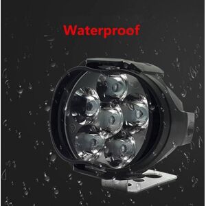 Motos Phare 6000k Lumineux Superbe Blanc 9 Led Travail Spot Moto Brouillard Lampe 1300lm Led Scooters Projecteur - Publicité