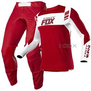 Rouge Blanc Taille Jersey S-Pantalon 30 Maillot De Course Mach Mx Atv, Pro Circuit 360, Pour Motocross, Kit D'équipement Tout-Terrain - Publicité