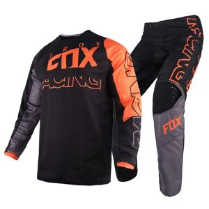 Orange Taille Maillot Xxxl Pantalon 40 Troy-Fox ? Ensemble D'équipement Pour Homme, Maillot Et Pantalon De Moto De Rue, Kit De Cyclisme Tout-Terrain, Moteur Fluorescent - Publicité