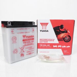 Batterie Yuasa Pour Scooter Aprilia 200 Scarabeo 1999 À 2006 Yb12al-A2 / 12v 12ah Neuf - Publicité