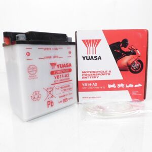 Batterie Yuasa Pour Moto Honda 750 Cb Kz 1979 Yb14-A2 / 12v 14ah Neuf - Publicité