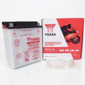 Batterie Yuasa Pour Moto Honda 750 Cb Custom 1981 À 1983 Yb14l-A2 / 12v 14ah Neuf - Publicité