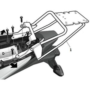 Support Top Case Moto Shad Honda Cb 300 F (11 À 17) - Publicité