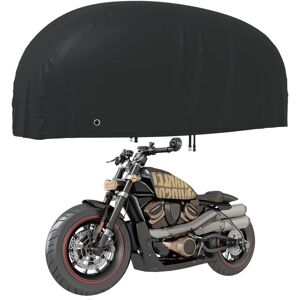 vidaXL Housse de motocyclette noir 230x95x125 cm oxford 210D - Publicité