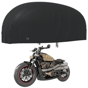 vidaXL Housse de motocyclette noir 265x105x125 cm oxford 210D - Publicité