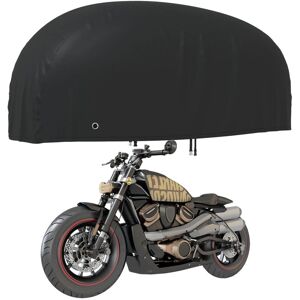 vidaXL Housse de motocyclette noir 245x105x125 cm oxford 210D - Publicité