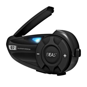 YSZQ Oreillette Bluetooth pour moto Q2, appareil de communication pour 2 motocyclistes, appairage rapide, intercom sans fil, étanche - Publicité