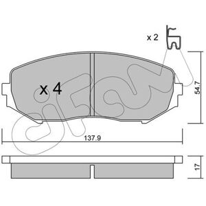 Brake pads 822-766-0