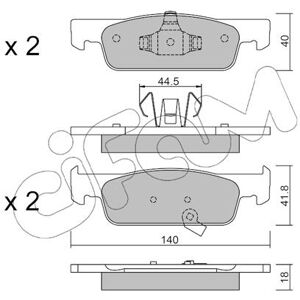 Brake pads 822-975-2