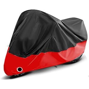 YHANNI Moto Spécial Housse Bâche Protection pour BMW R 1200 GS LC R1200GS ADV R1250GS Adventure R 1250 GS 190T Quatre Saisons Exterieur Anti poussière/Pluie/Vent/UV,BlackRed - Publicité