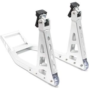 Aide à la manœuvre pour Moto Chariot roulant Range-moto Latérale Support de  stationnement 360kg max.