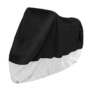 YHANNI Moto Spécial Housse Bâche Protection pour BMW R 1200 GS LC R1200GS ADV R1250GS Adventure R 1250 GS 190T Quatre Saisons Exterieur Anti poussière/Pluie/Vent/UV,BlackSilver - Publicité