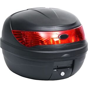 vidaXL Boîte de Moto pour Un Seul Top Case Casque Coffre de Moto Bagage Arrière Coffre de Rangement Vêtements Stockage de Casque 35 L - Publicité