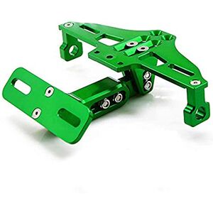 QJY-Motor Part-Store Universel Moto Supports de Plaque D'immatriculation Réglable pour Kawasaki Z900 Z800 Z750 Z650 Z250 Ninja250 300 ER-6N ZX6R ZX10R (Vert) - Publicité