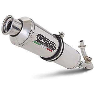 GPR EXHAUST SYSTEM Italia SCOM.95.4RT Pot d’échappement homologué, avec raccord Compatible avec Yamaha X-Max 125 2006/14, modèle 4Road Round - Publicité