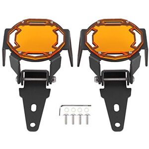 Qiilu Housse de protection pour phare antibrouillard LED pour moto R1200GS/R1250GS Adventure LC(Orange) T7c197 - Publicité