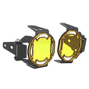 KIMISS Phare Antibrouillard Moto, Housse de Protection de Lampe LED R1200GS Adventure Guard de Protection R 1250 Gsa pour R1200GS R1250GS Adventure LCYellow (Jaune) - Publicité