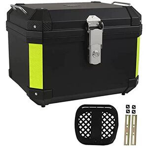 WNANCH Moto Scooter Top Case 45L 57L Coffre Topcase ABS Plastique Coffre De Moto Contient Jusqu'à 2 Casques (Color : Noir, Size : 45L) - Publicité