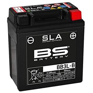 BS Battery 300842 bb3l-B AGM SLA Moto Batterie, Noir - Publicité