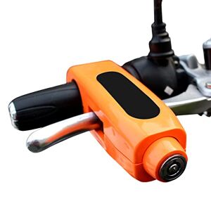 OneGas Antivol universel pour guidon de moto, verrouillage de niveau de frein avec 2 clés pour scooter, moto, ATV (orange) - Publicité