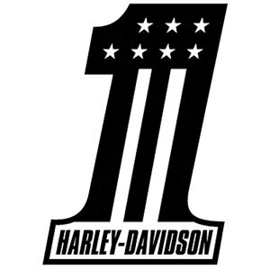 SUPER FABRIQUE Stickers rétro réfléchissant pour Casque Harley Davidson One - Publicité